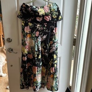 Petal and Pup Black long dress